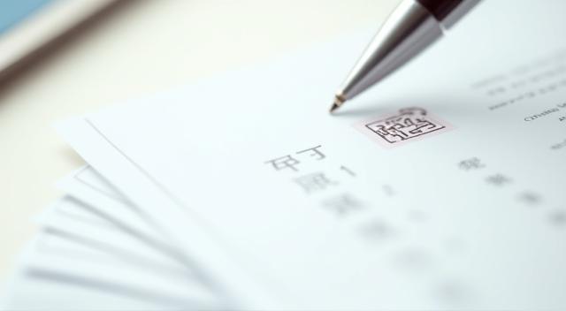 Legal documents and a pen, symbolizing compliance.